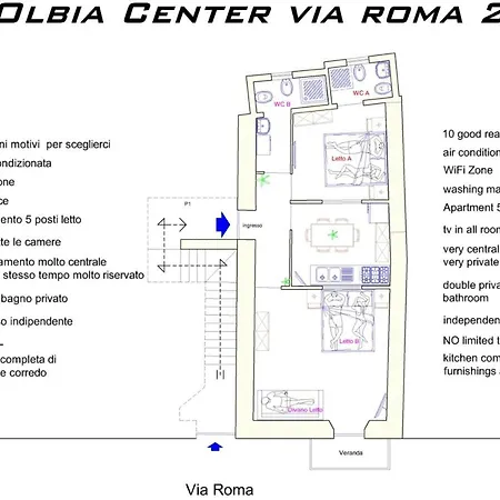 Апартаменти Center Via Roma 22