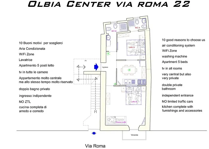 Apartment Center Via Roma 22